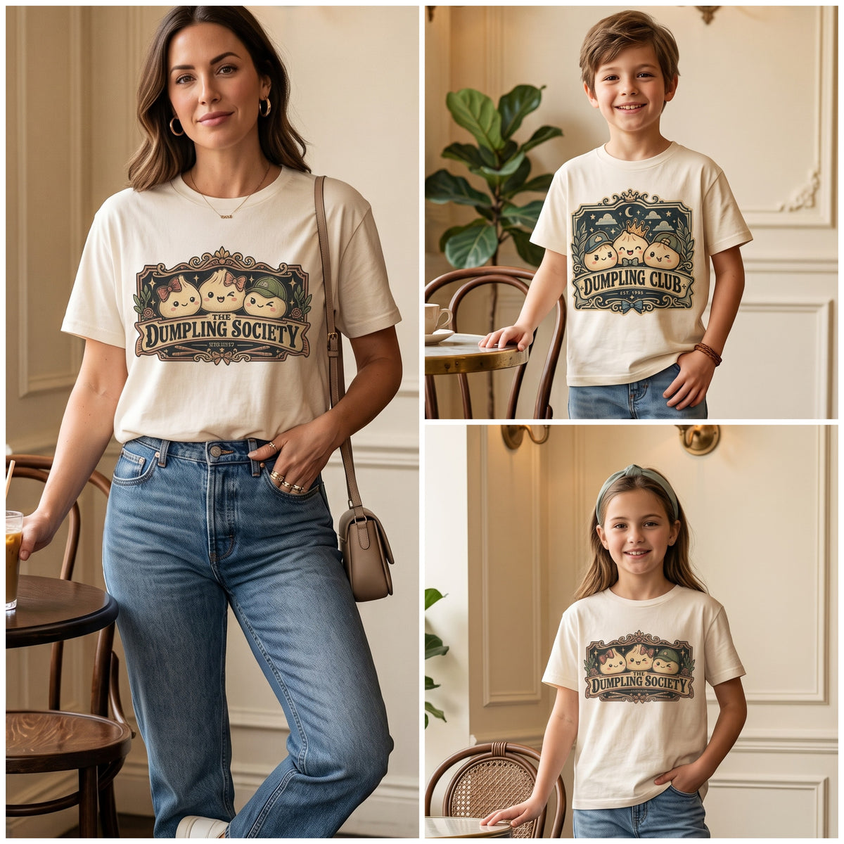 Dumpling Society & Dumpling Club T-Shirt | The Fancy One