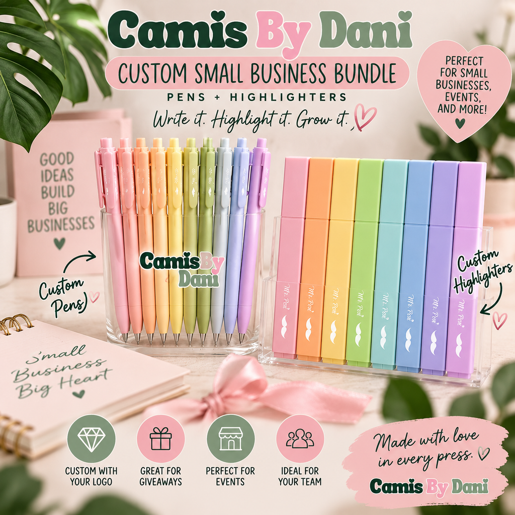 Custom Business Pens + Highlighters Bundle