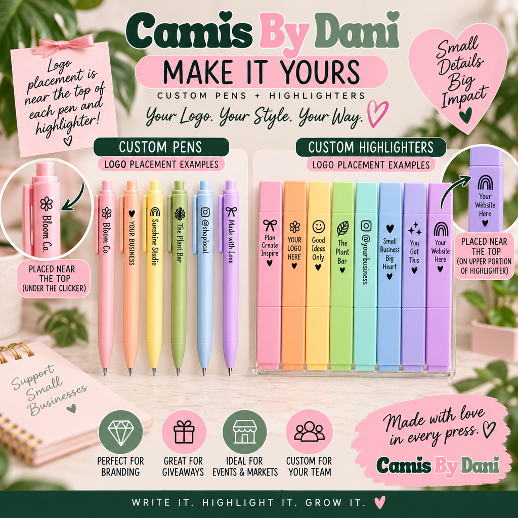 Custom Business Pens + Highlighters Bundle
