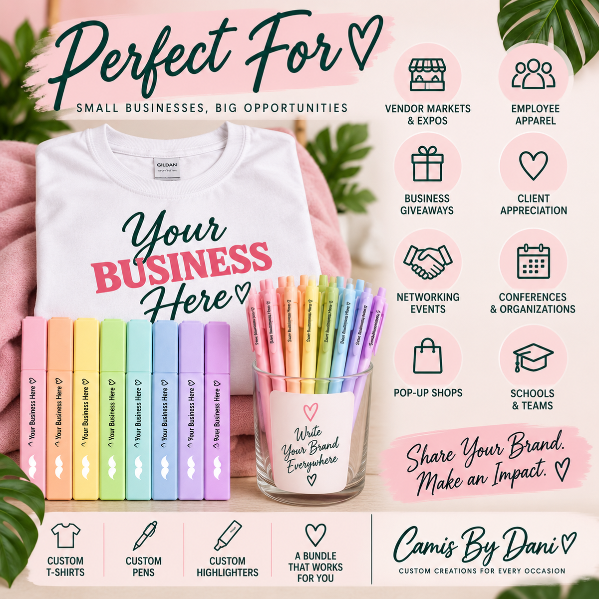 Custom Business Apparel + Stationery Bundle