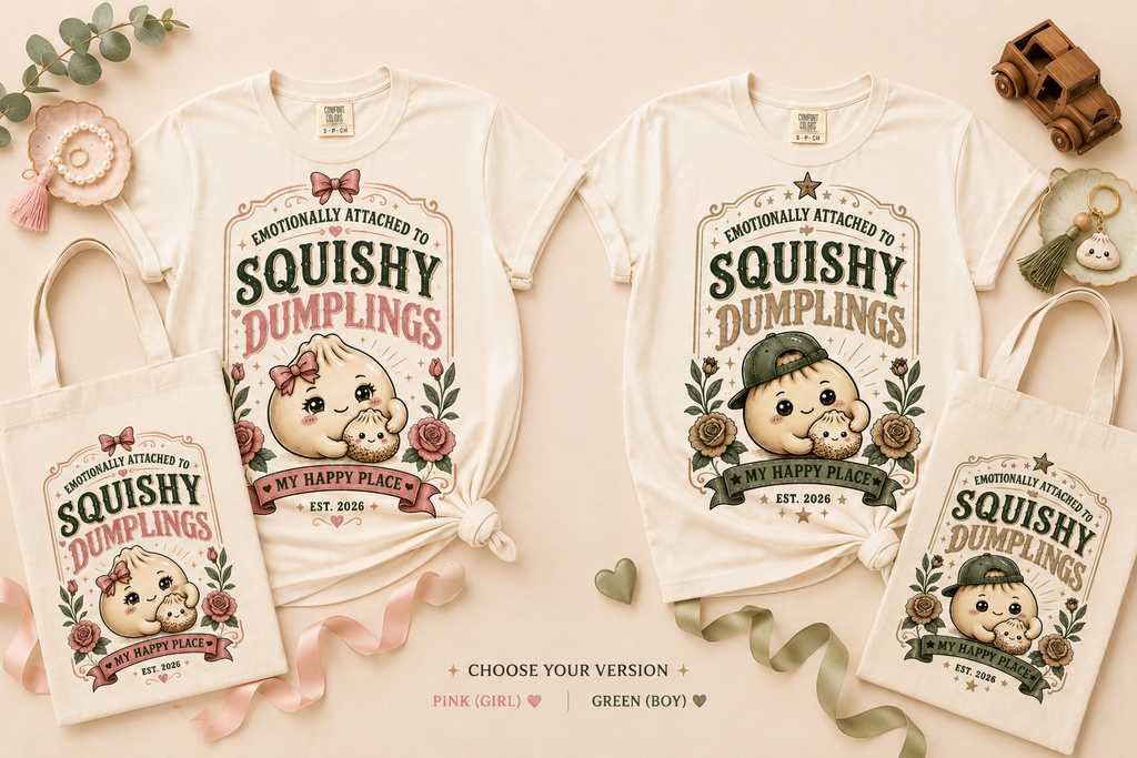 Dumpling T-Shirt + Matching Tote Bundle