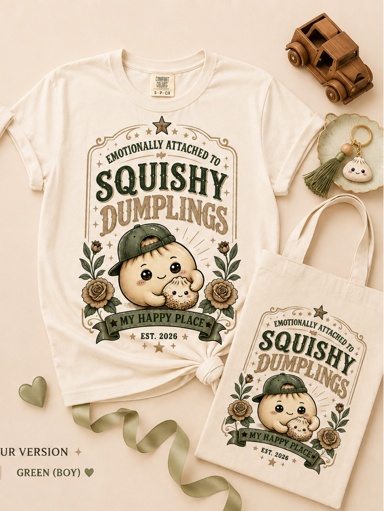 Dumpling T-Shirt + Matching Tote Bundle