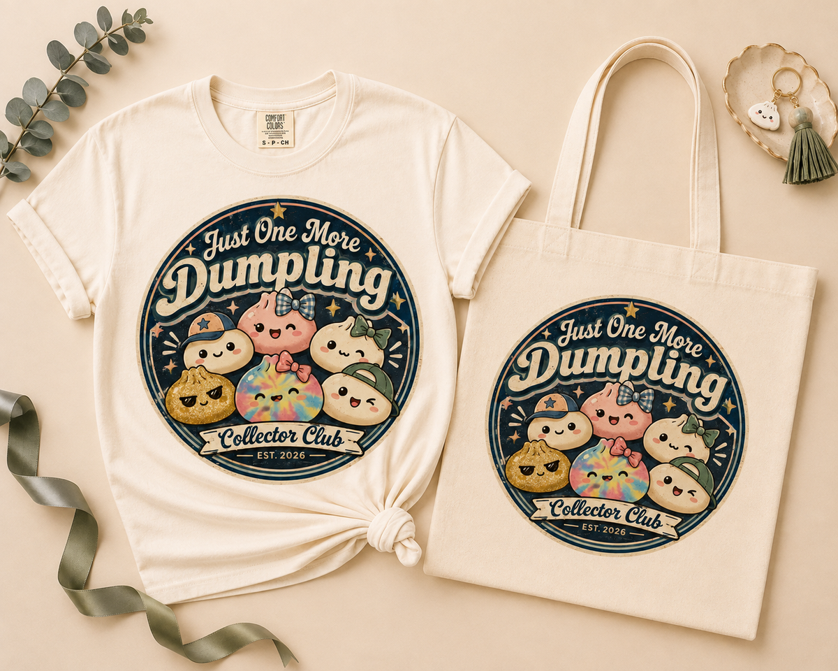 Dumpling T-Shirt + Matching Tote Bundle