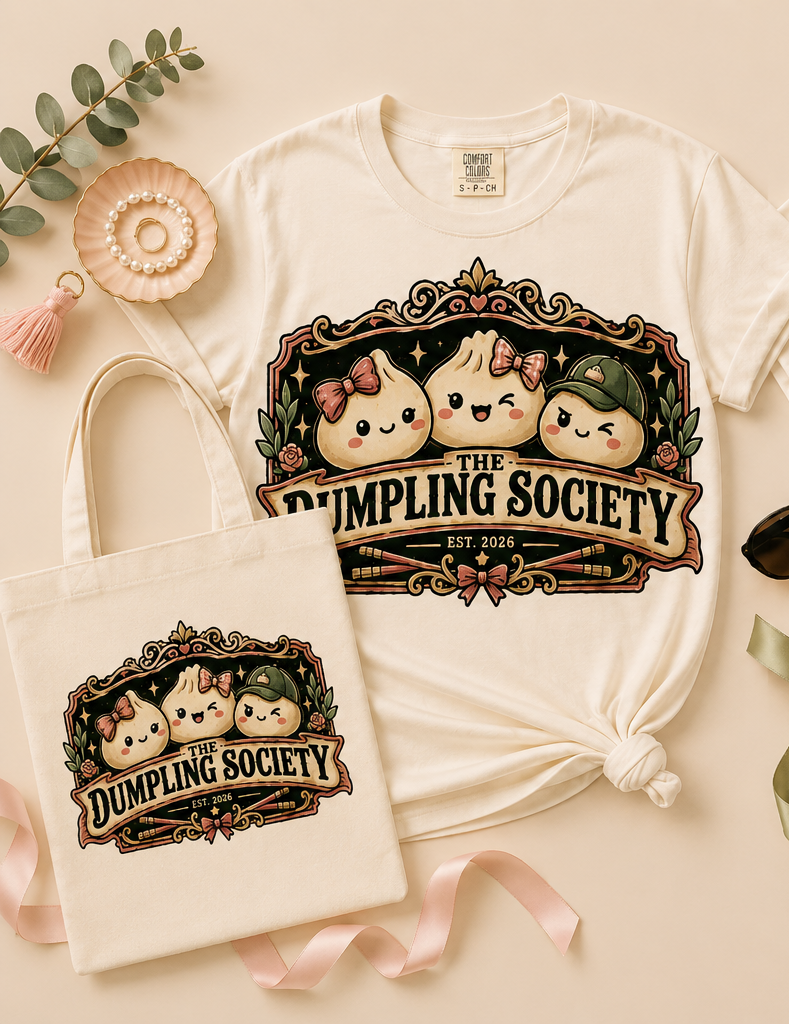Dumpling T-Shirt + Matching Tote Bundle