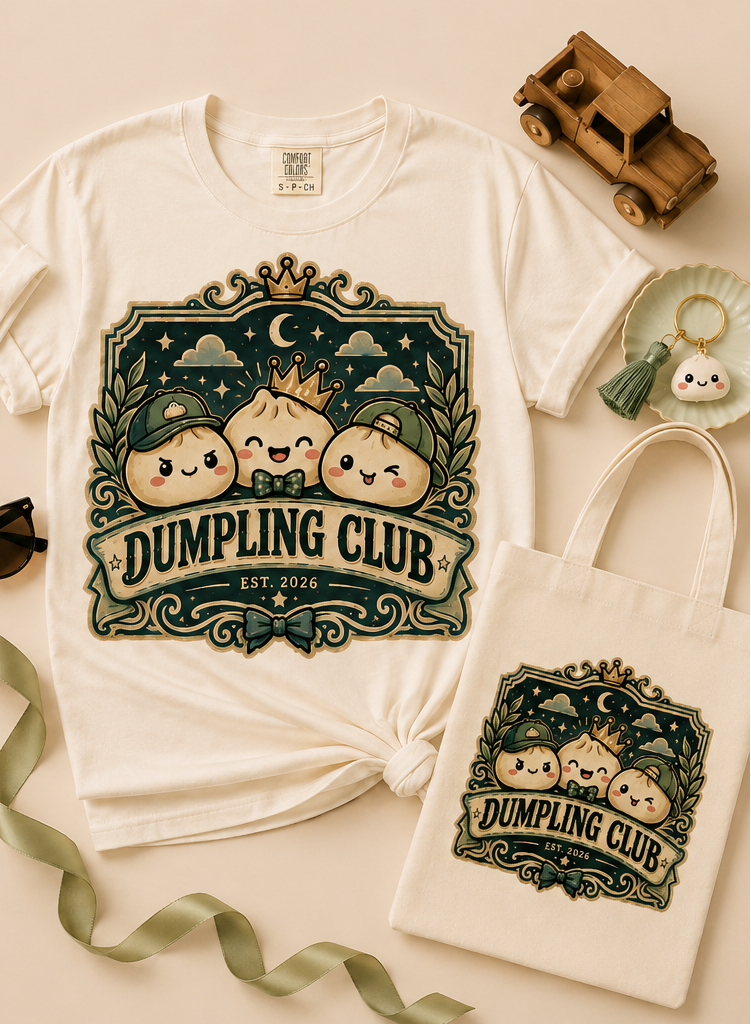 Dumpling T-Shirt + Matching Tote Bundle