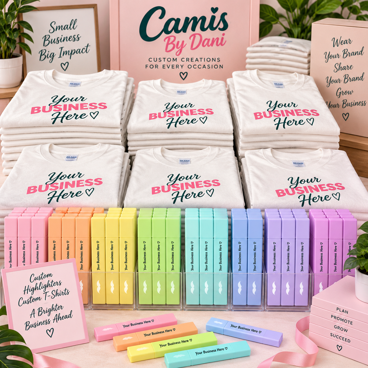 Custom Business Apparel + Stationery Bundle
