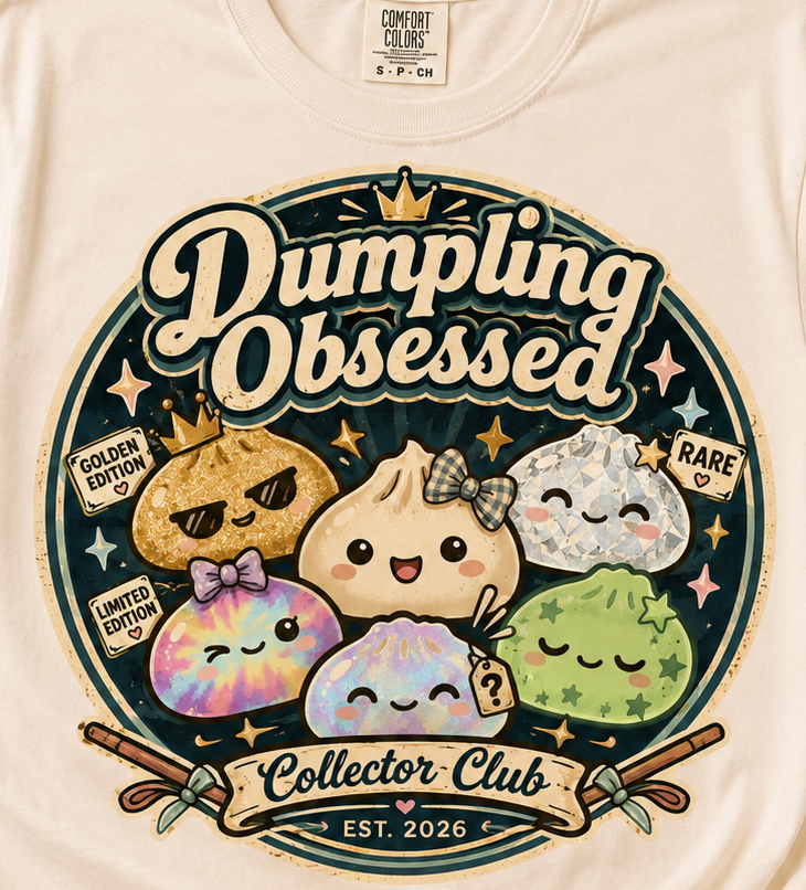 Dumpling Obsessed T-Shirt | The Obsessed One