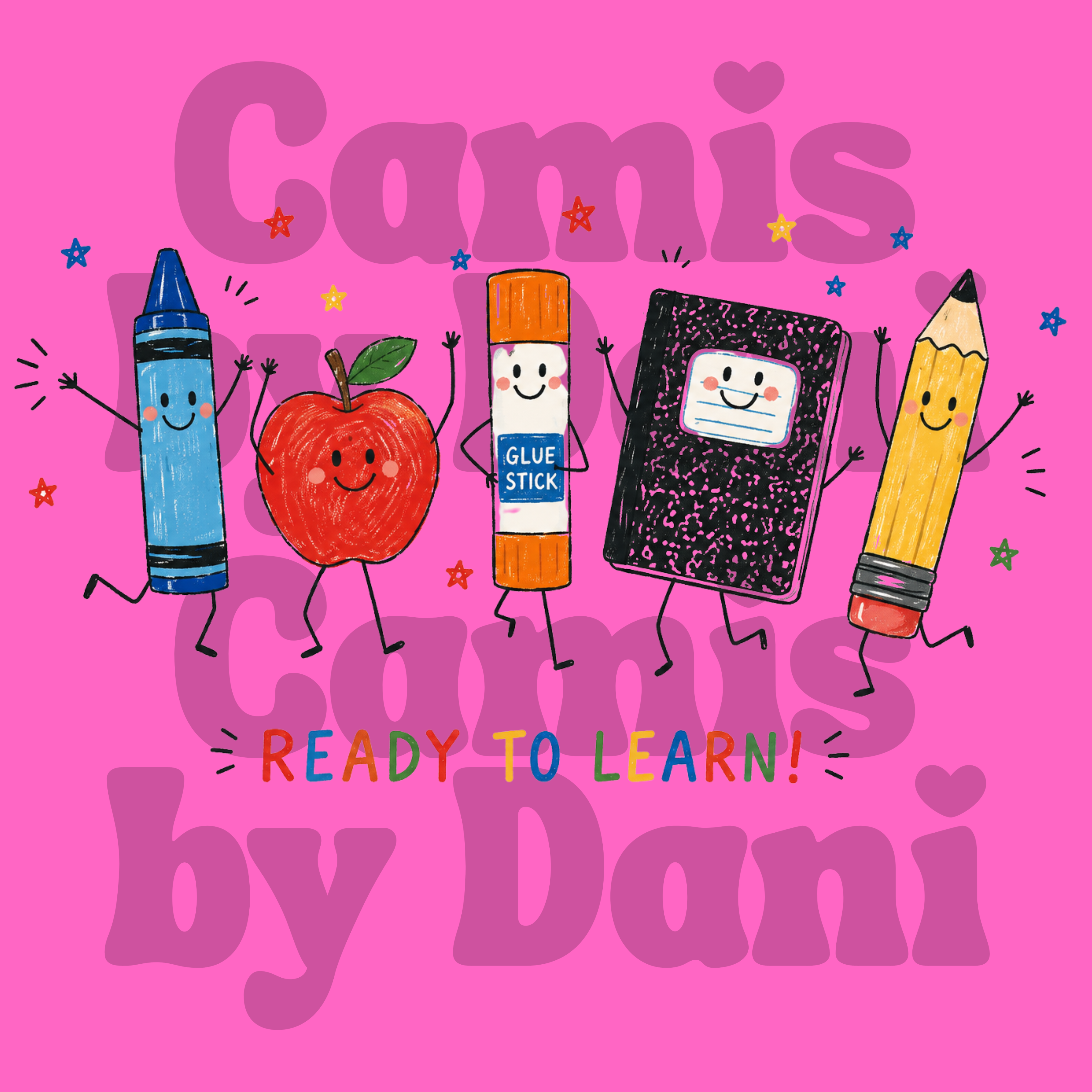 Kids "Ready to Learn!" Back-to-School Graphic Tee