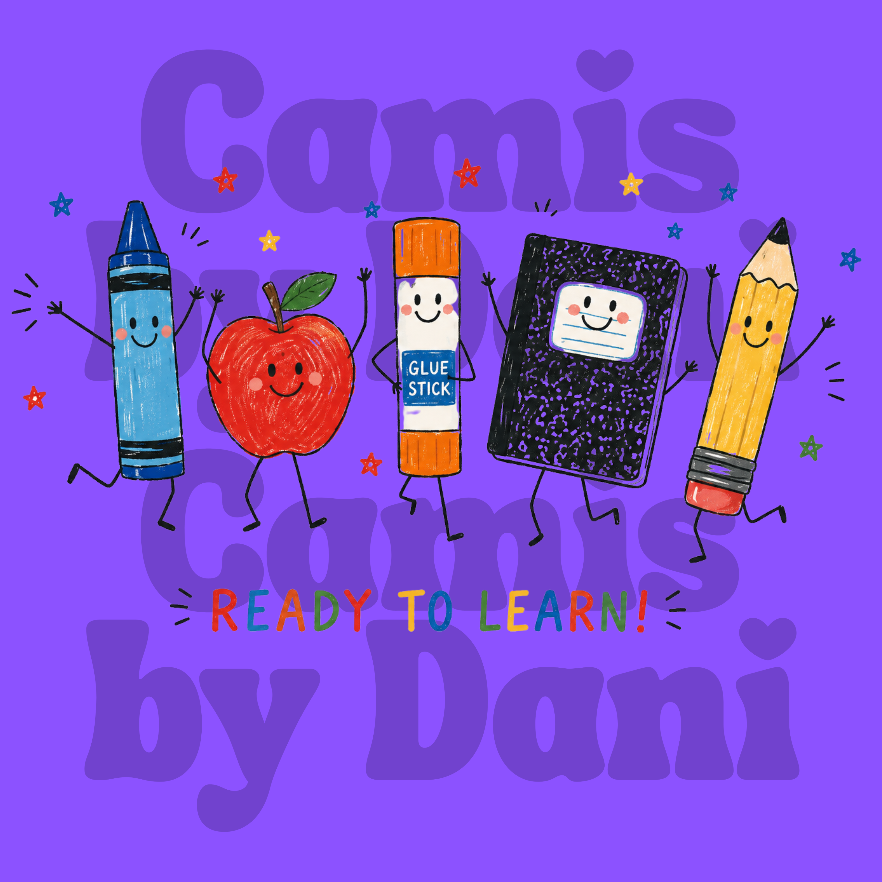Kids "Ready to Learn!" Back-to-School Graphic Tee
