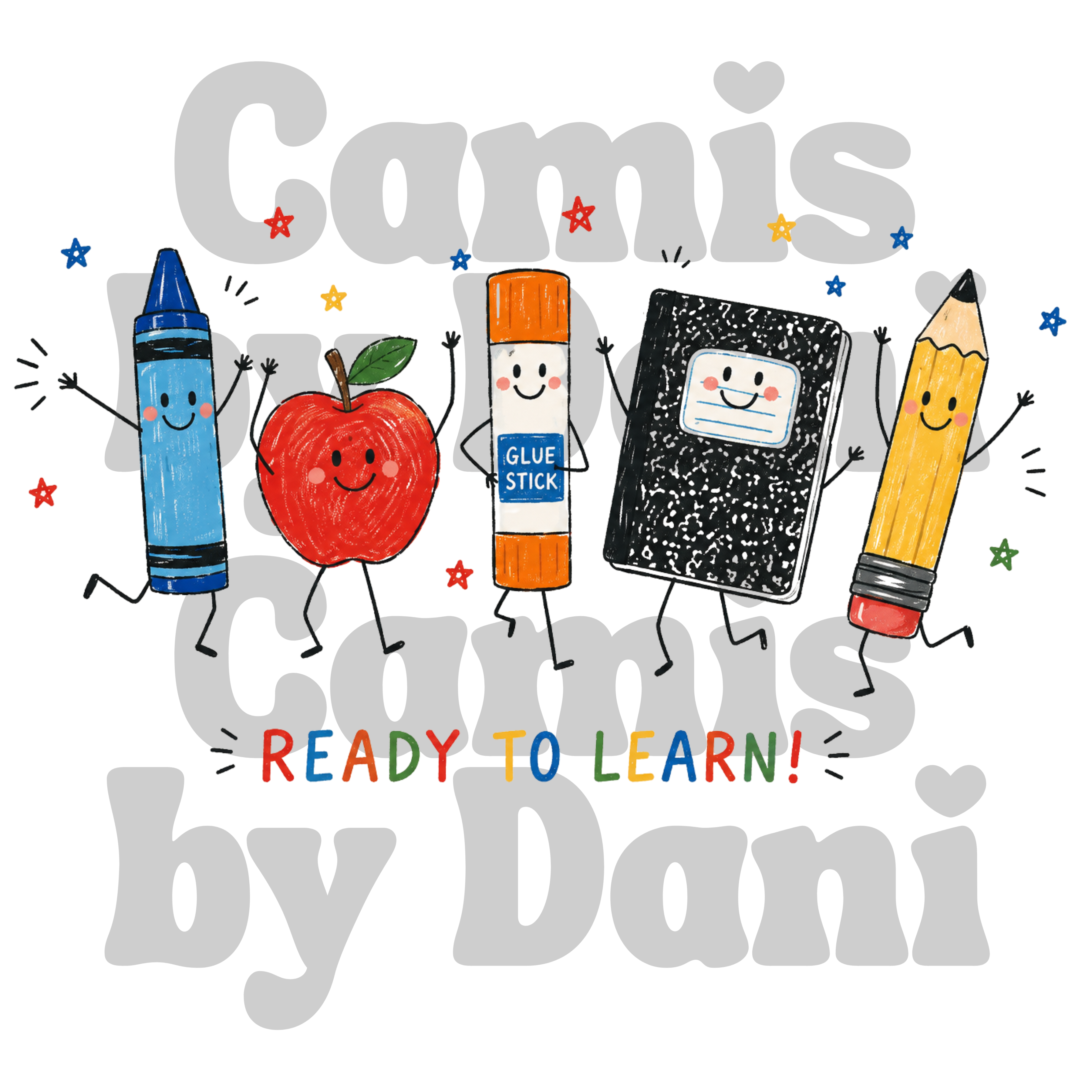 Kids "Ready to Learn!" Back-to-School Graphic Tee
