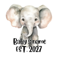 Custom Baby Onesie with Name and Year
