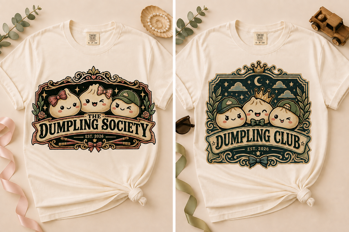 Dumpling Society & Dumpling Club T-Shirt | The Fancy One