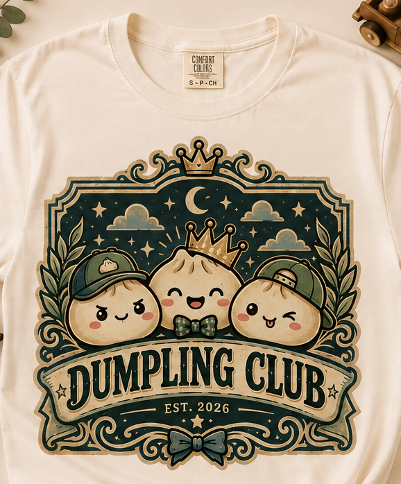 Dumpling Society & Dumpling Club T-Shirt | The Fancy One