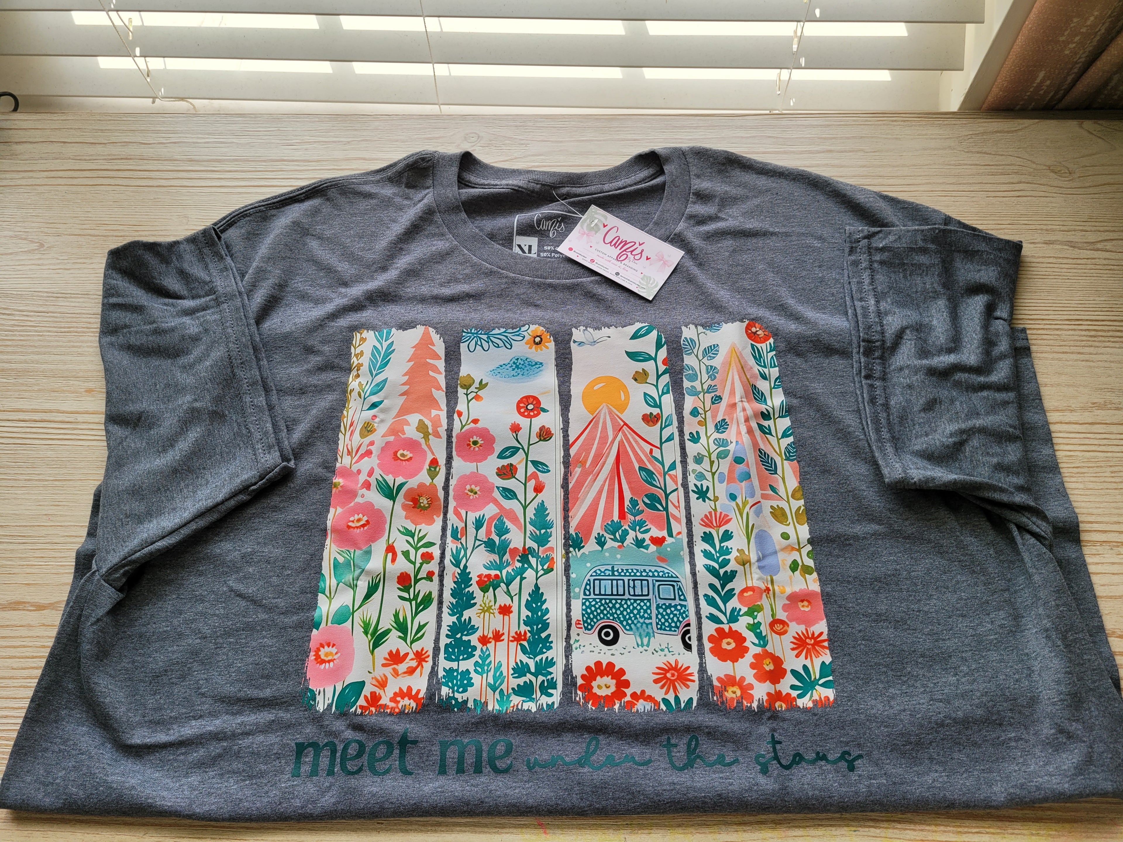 "Meet Me Under The Stars" Nature & Camping Graphic Tee