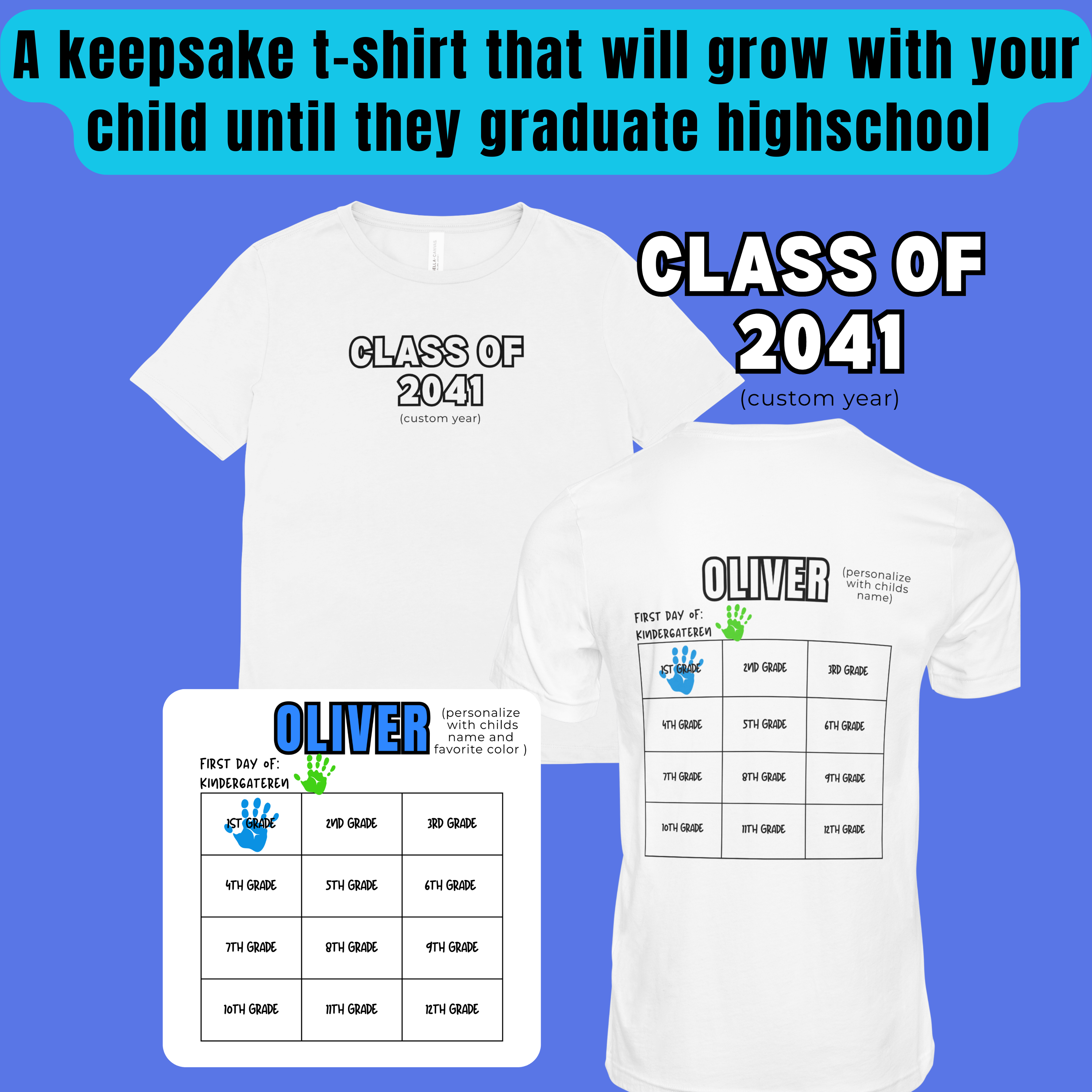 Personalised Grow With Me t-shirt